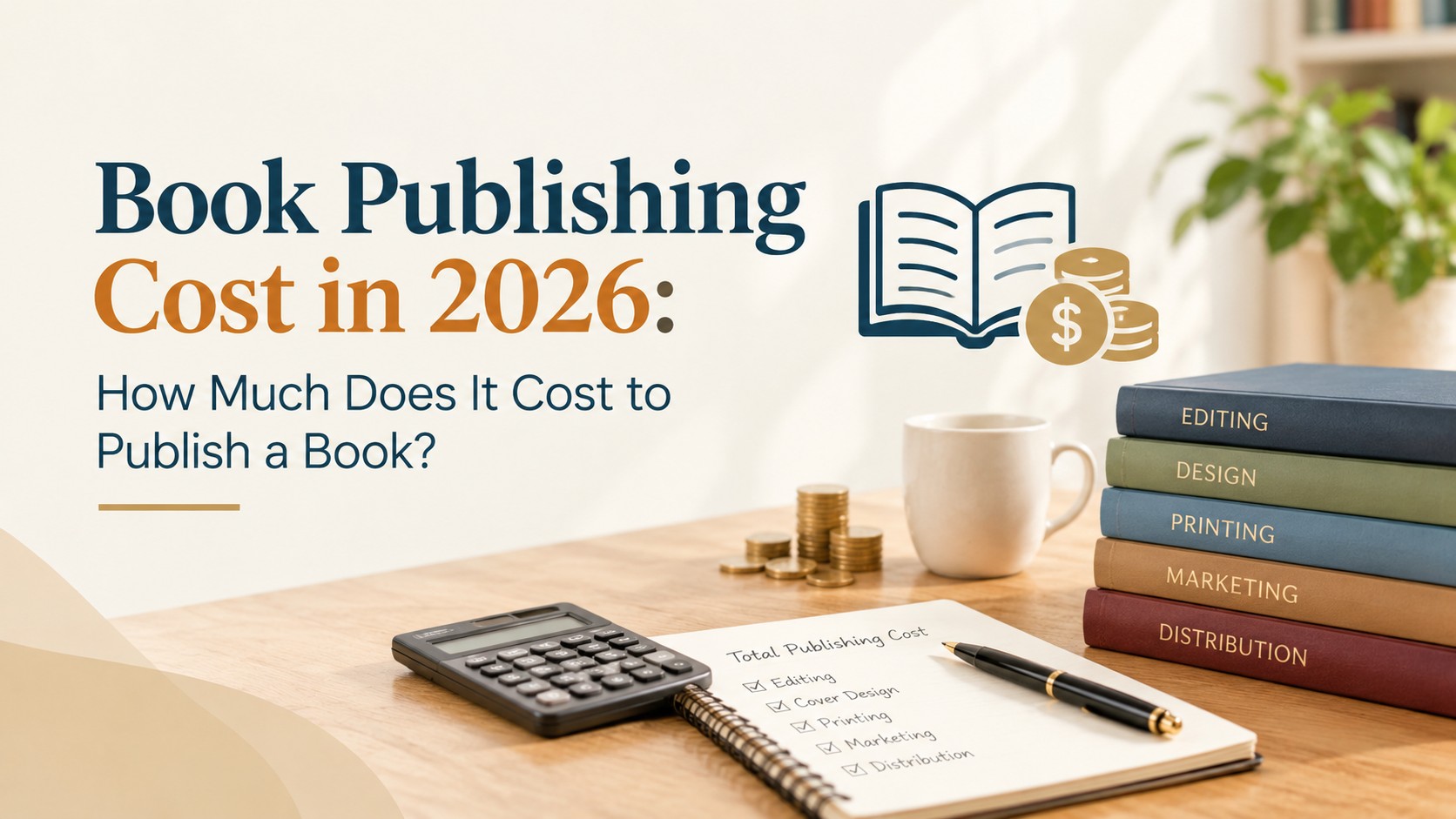 Book Publishing Cost in 2026: How Much Does It Cost to Publish a Book?