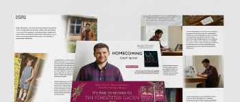 Author Landing Page Design
